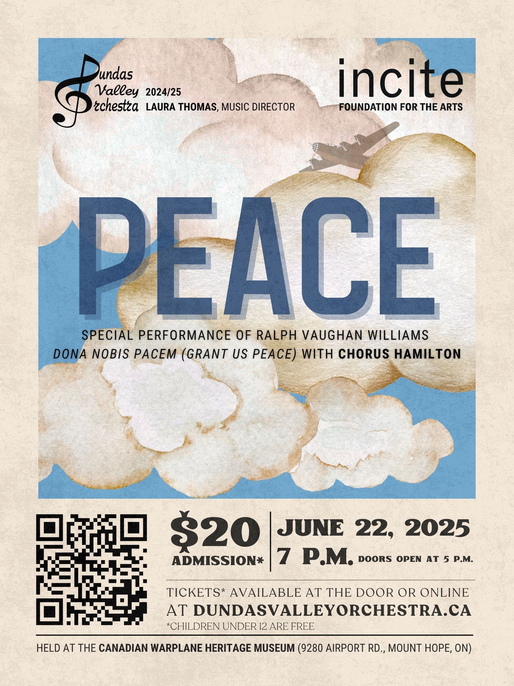 DVO Peace concert poster